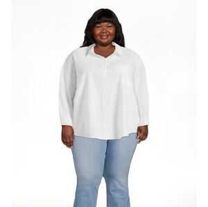 Terra & Sky Oversized Button Up Shirt NWT